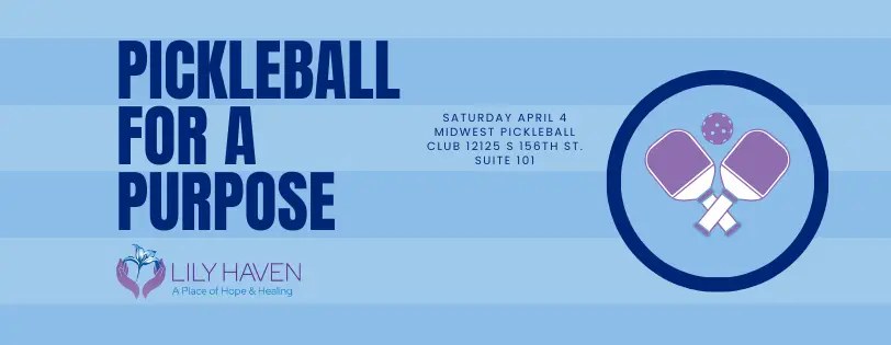 Pickleball for a Purpose event banner